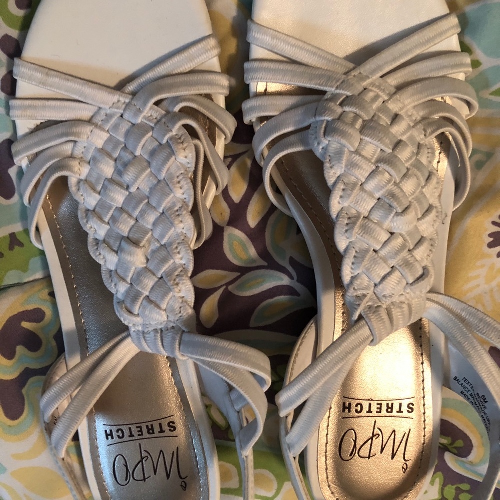 White Impo sandals size 6